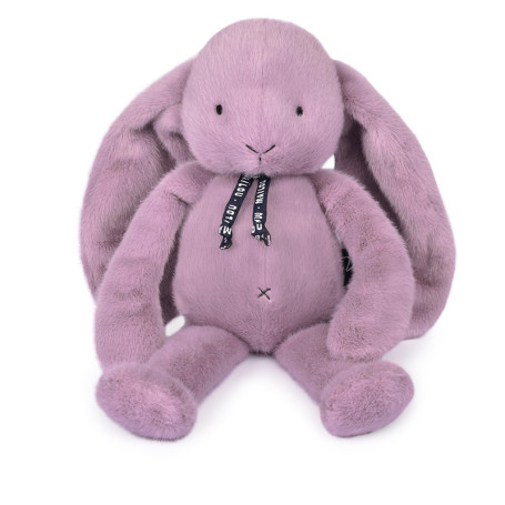 Maïlou Tradition Méloé Parme Guimauve Rabbit Plush - Made in France