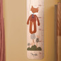 Maïlou Tradition Forest Fox Wooden Height Chart - Made in France