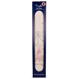 Toise en Bois Souris Rose Fabriquée en France - Maïlou Tradition