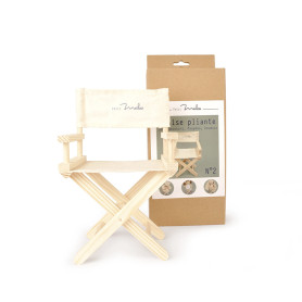 Maïlou Tradition Wooden Director's Chair for Dolls - Made in France