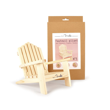 Mini chaise jardinier en Bois Fabriqué en France - Maïlou