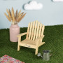 Maïlou Tradition Wooden Folding Armchair for Dolls - Made in France