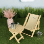 Maïlou Tradition Wooden Folding Deckchair for Dolls - Made in France