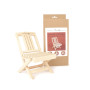 Maïlou Tradition Wooden Folding Deckchair for Dolls - Made in France