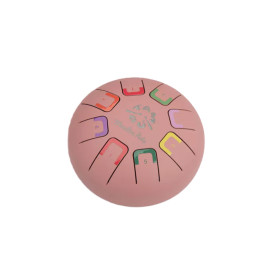 Moulin Roty Après la Pluie Pink Tongue Drum - Kids Musical Toy