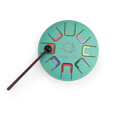 Moulin Roty Dans la Jungle Tongue Drum - Kids Percussion Toy