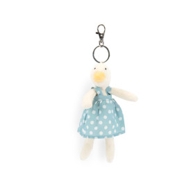 Moulin Roty Jeanne Duck Plush Keychain - La Grande Famille