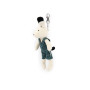Moulin Roty Julius Dog Plush Keychain - La Grande Famille