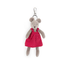 Porte-clés peluche Nini souris la grande famille - Moulin Roty