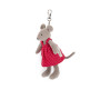 Moulin Roty Nini Mouse Plush Keychain - La Grande Famille