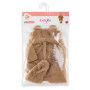 Corolle Brown Bear Snowsuit for 42cm Baby Doll - Winter Outfit