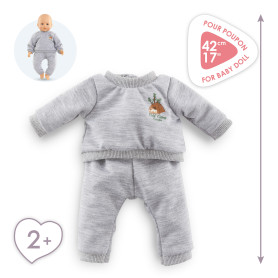 Ensemble Jogging Gris Poupon 42 cm Petit Explorateur - Corolle