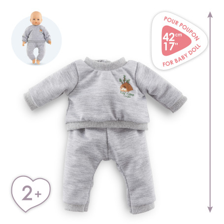 Ensemble Jogging Gris Poupon 42 cm Petit Explorateur - Corolle