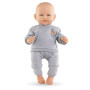 Corolle Grey Jogging Set for 42cm Baby Doll - Doll Clothes
