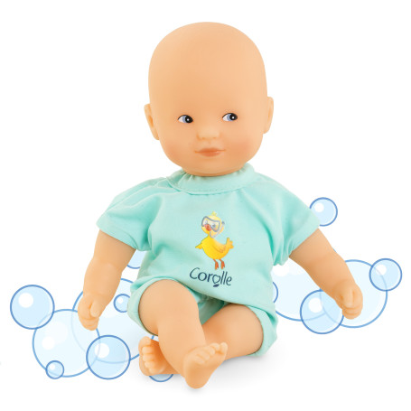 Poupon Mini Bain Bleu 20 cm - Jouet Eau Corolle