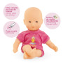 Corolle Mini Bain Rose Baby Doll - 20cm Bath Toy
