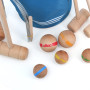 Vilac Family Solid Wood Croquet Set Made in France - Outdoor Game