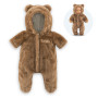Corolle Brown Bear Snowsuit for 30cm Baby Doll - Clothes