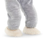 Corolle Beige Fuzzy Booties for 30cm Baby Doll - Accessories