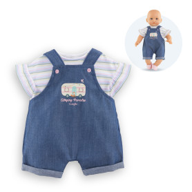 Corolle Shortalls & T-Shirt Set for 30cm Baby Doll - Clothes