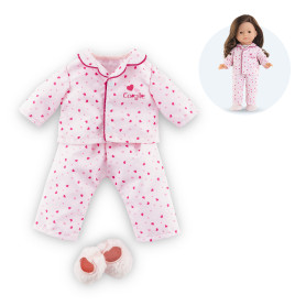 Pyjama 2 Pièces & Chaussons Poupée ma Corolle 36 cm - Vêtement