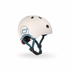 Casque Scoot and Ride blanc gris - Taille XS