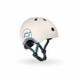 Casque Scoot and Ride blanc gris - Taille XS