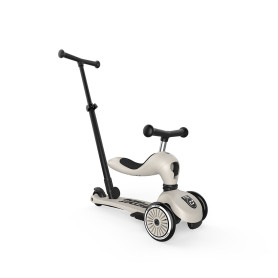Scoot & Ride Highwaykick 1 Push & Go Ash - 2-in-1 Kids Scooter