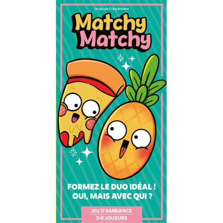 Asmodee Matchy Matchy Board Game - Funny Party & Connection Game