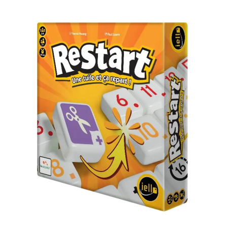 IELLO Restart Board Game | Strategic Family Tile Game