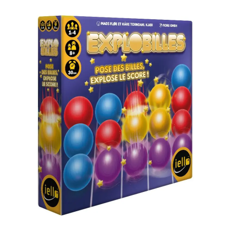 Explobilles Board Game - IELLO | Tactical Puzzle & Combos