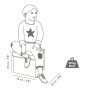 Coffre à Jouets Siège Stars Djeco | Boîte de Rangement 2-en-1