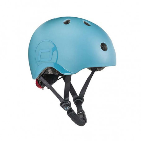 Casque Scoot and Ride - Bleu acier - Taille XS