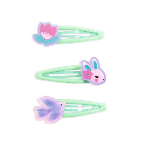 Barrettes Eglantine x3 Djeco | Accessoires Cheveux