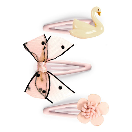 Barrettes Violette x3 Djeco | Accessoires Cheveux