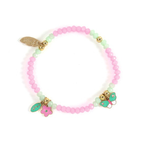 Lila Bracelet Djeco | Butterfly, Flower & Leaf Kids' Jewelry