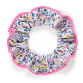 Angela Scrunchie Djeco | Cotton & Satin Floral Hair Accessory
