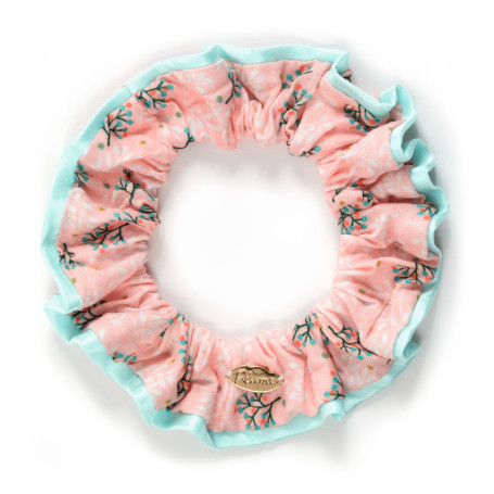 Fleur Scrunchie Djeco | Elegant Cotton & Satin Hair Accessory
