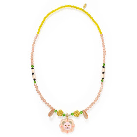Collier Déborah Djeco | Bijou Enfant Jungle Lion et Fleurs