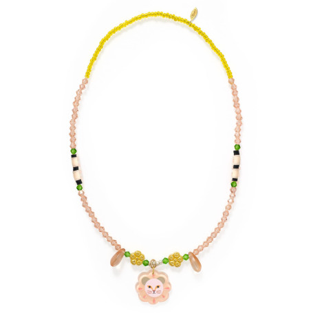 Déborah Necklace Djeco | Lion & Jungle Flowers Kids' Jewelry