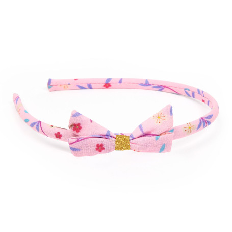 Dalia Headband Djeco | Illustrated Cotton Garden Hair Accessory
