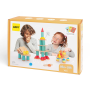 Jeu de construction Stix OPPI 60 pièces | Éducatif Bois & Silicone
