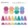 CONNETIX Pastel Geometry Pack 40 pc | Magnetic Educational Toy