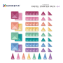 CONNETIX Pastel Starter Pack 64 pc | Creative Magnetic Tiles Set