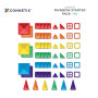 Pack de Démarrage CONNETIX Arc-en-ciel 60 pcs | Jeu Magnétique