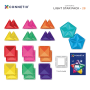 CONNETIX Light Star Pack 28 pc | Light-Up Magnetic Building Set