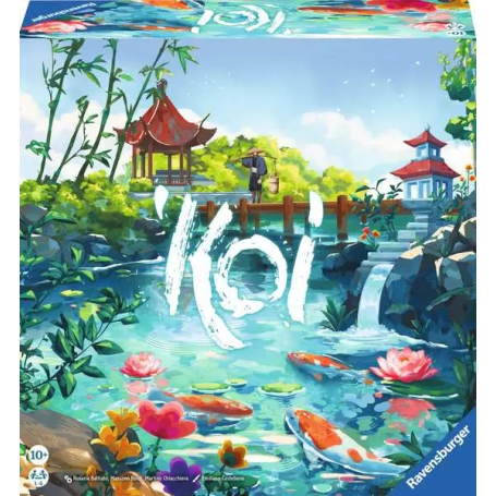 Ravensburger Koï Board Game | Zen Strategy & 3D Pond Building
