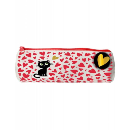 Cartes d'Art Kitten Hearts Pencil Case