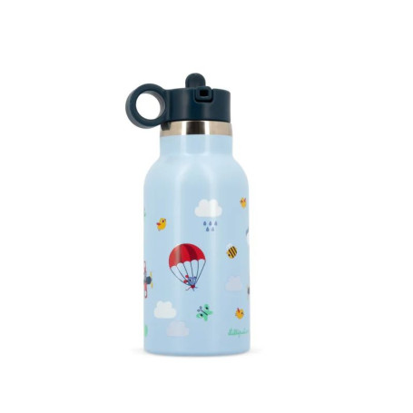 Gourde isotherme paille enfant Jules le chien Lilliputiens