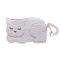 Yuko.B Katie Cat Coin Purse | Mauve Elegant Kitten Walle